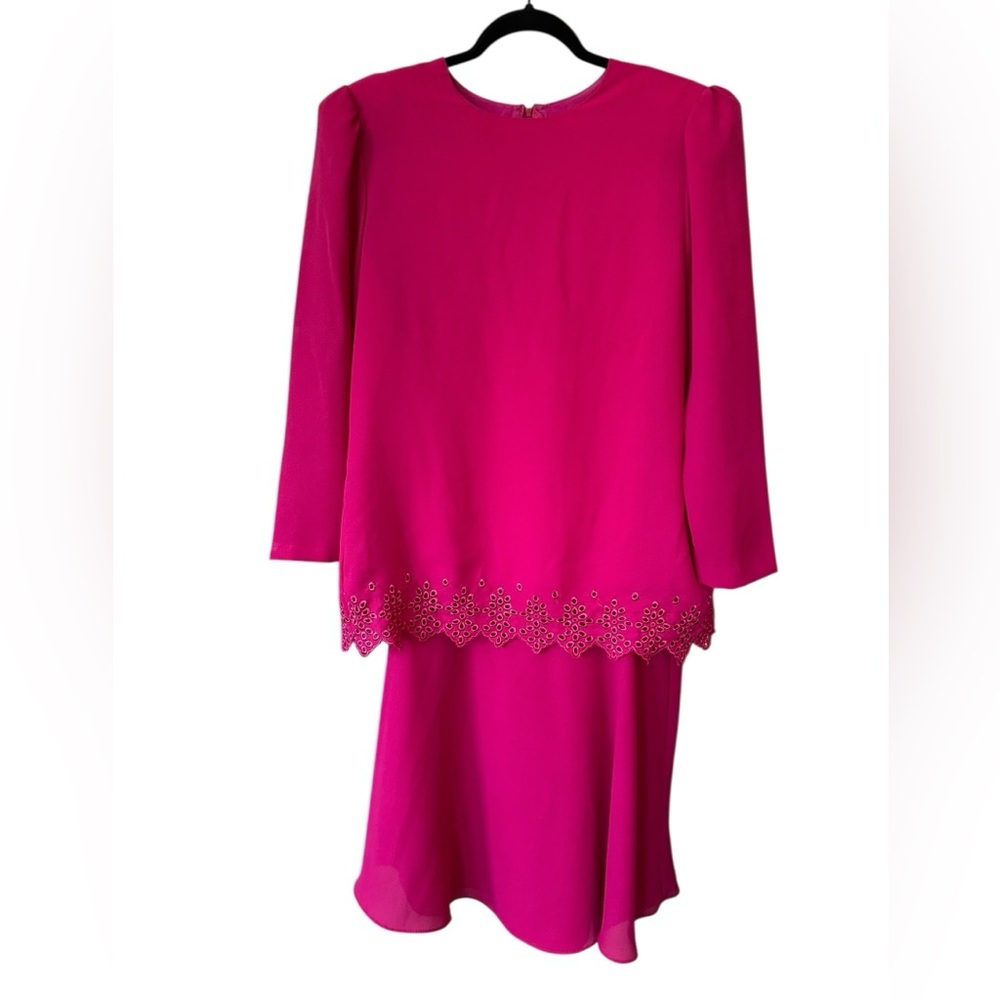 Vintage Toni Vibrant Pink Dress size 16P